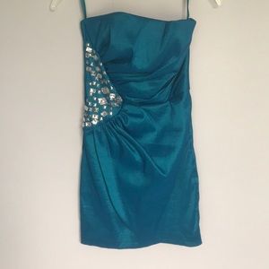 Teal Dress